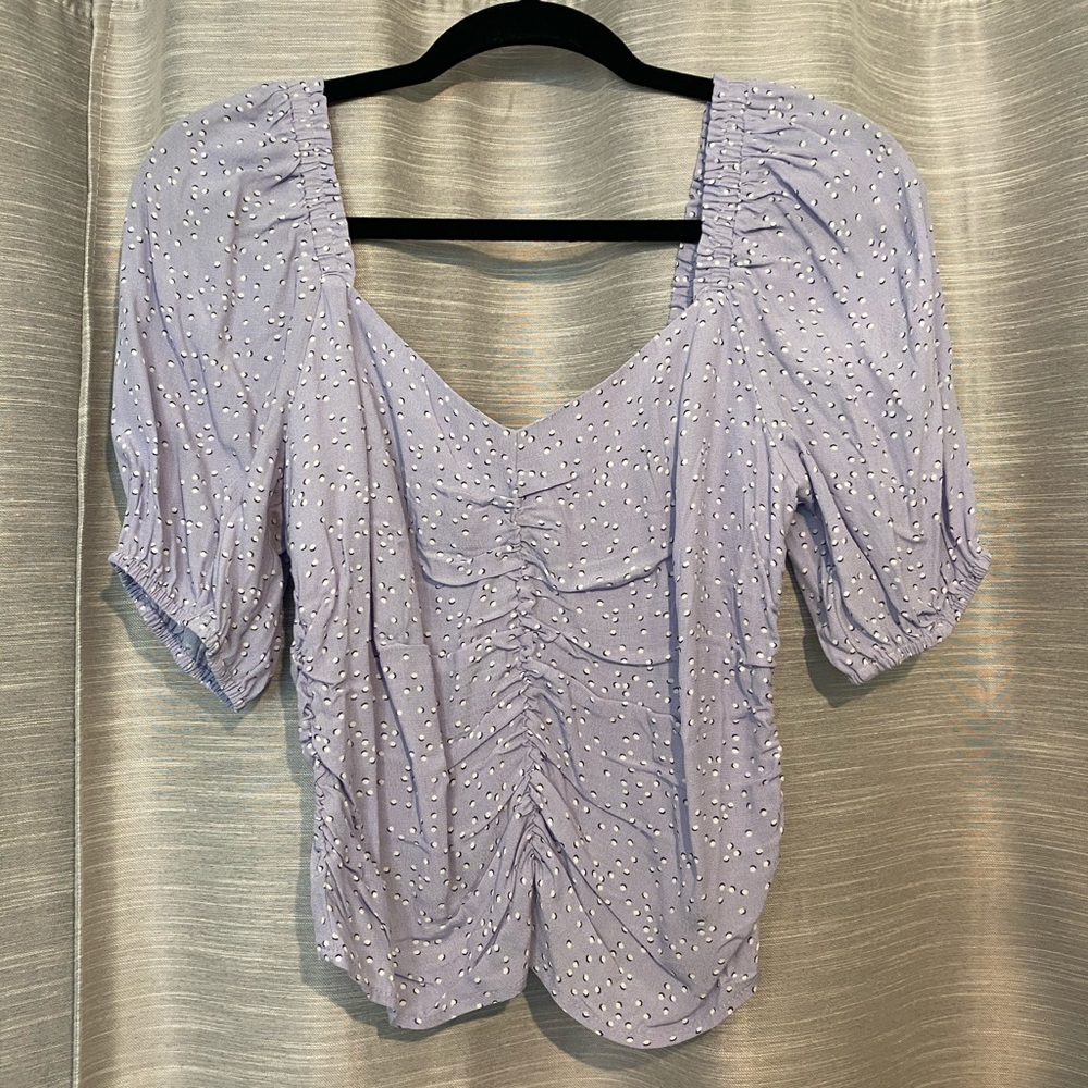 Sophie Rue Puff Sleeve Blouse NWOT